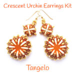 Crescent Urchin Earrings Kit Tangelo300