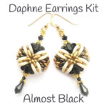 Daphne Earrings Kit Almost Black300