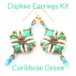 Daphne Earrings Kit Caribbean Green300