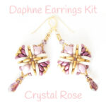 Daphne Earrings Kit Crystal Rose300