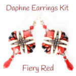 Daphne Earrings Kit Fiery Red300
