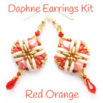 Daphne Earrings Kit Red Orange300