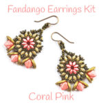 Fandango Earrings Kit Coral Pink300
