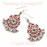 Fandango Earrings Kit Crystal Rose300