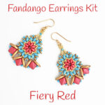 Fandango Earrings Kit Fiery Red 300