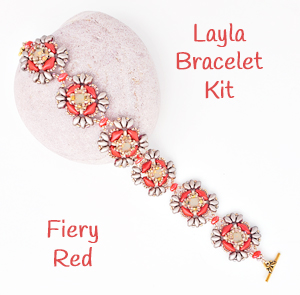Layla Bracelet Kit 300 Fiery Red