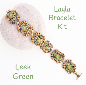Layla Bracelet Kit300 Leek Green