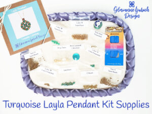 Layla Pendant Bead Kit Supplies