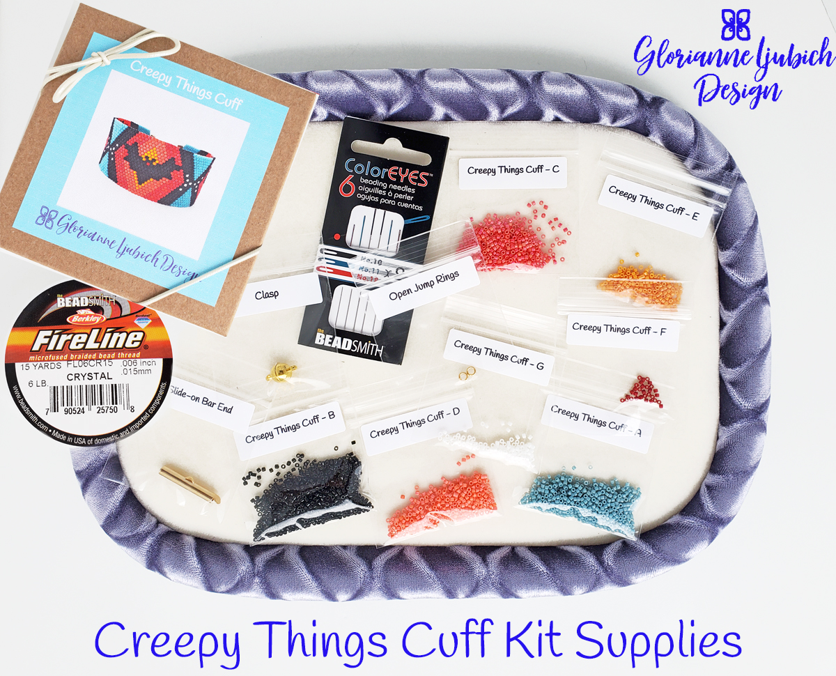 Creepy Things Peyote Cuff Kit Supplies