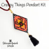Creepy Things Pendant Kit 600 Spooky Spider Beaded Pendant Kit