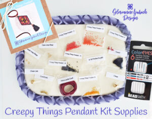 Creepy Things Pendant Kit Supplies