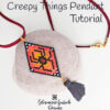 Spider Beadwork Pendant Tutorial