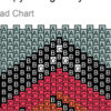 Creepy Things Peyote Cuff Bead Chart