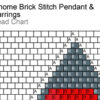 Gnome Brick Stitch Pendant & Earrings Gnome Brick Stitch Earrings Bead Chart