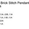 Gnome Brick Stitch Pendant & Earrings Gnome Earrings Word Chart