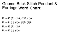 Santa Pendant Word Chart