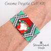 Gnome Peyote Cuff Kit on wrist600 Gnome Peyote Bracelet Kit