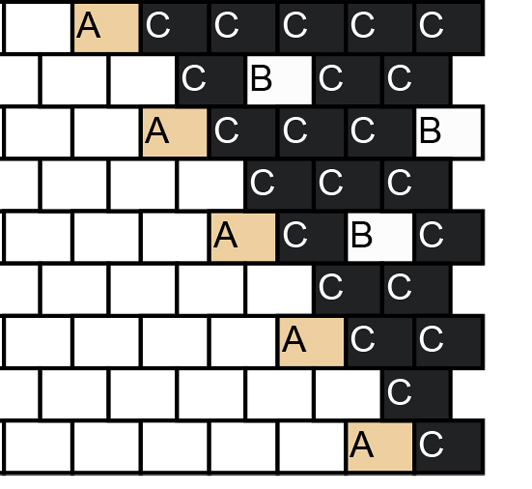 Heart Earrings Bead Chart