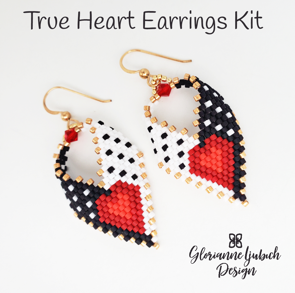 Beaded Valentine Earrings Kit