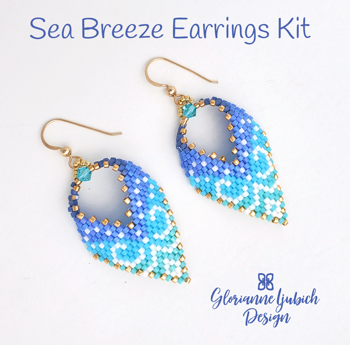 Sea Breeze Beaded Earrings Kit
