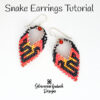 Beaded Halloween Earrings Tutorial