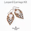Leopard Print Earrings Beading Kit