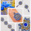 Cobalt Drop Duo Jewelry Kit Set