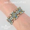 Jade Sophia Cuff Kit on wrist600 Jade Deco Design Cuff Kit