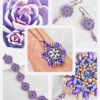 Orchid Beadweaving Jewelry Kit Set
