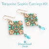 Turquoise Sophia Earrings Kit 601