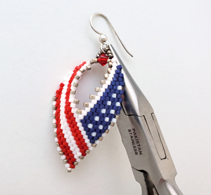 Stars n Stripes Earwire on Earring300