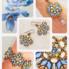 Blue Tiffany Bracelet, Earrings & Pendant Collage601w logo Deluxe Blue Jewelry Beading Kit