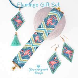 Flamingo Beaded Jewelry Kit Set