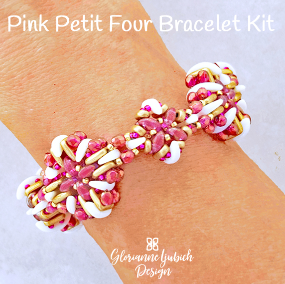 Pink Shaped Bead Bracelet Kit