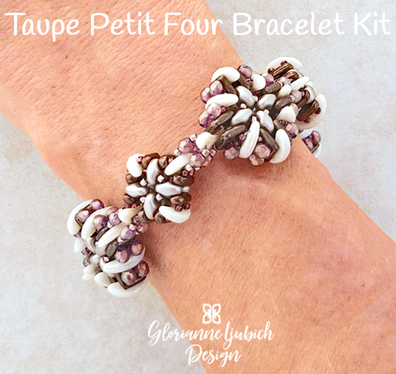 Taupe SuperDuo Bracelet Kit