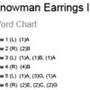 Snowman Earrings III Snowman Earrings III