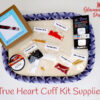 True Heart Cuff Kit Supplies 325 Valentine's Bracelet Beading Kit Supplies