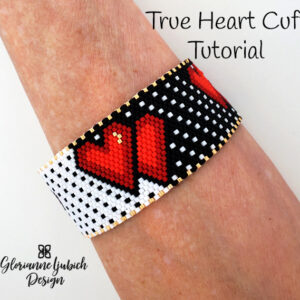 True Heart Peyote Cuff Tutorial