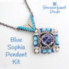 Art Deco Blue Pendant Kit