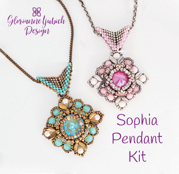 Art Deco Beaded Pendant Kit