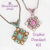 Diamond Shaped Beaded Pendant Kit