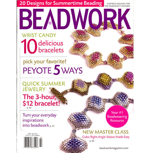 Lucky Diamonds Beadwork Cover June 2010