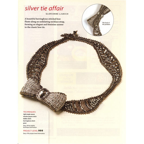 Silver Tie Affair Beadwork March 2012